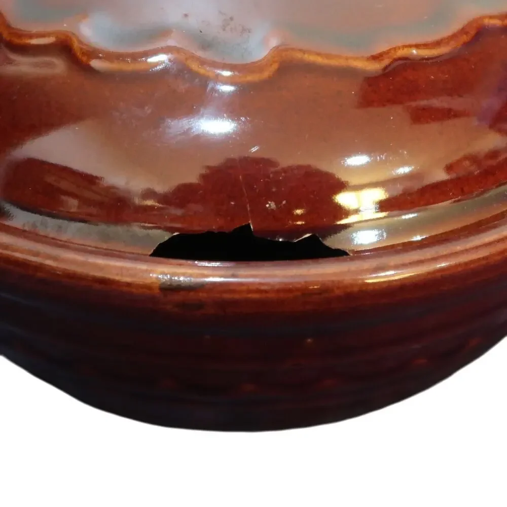 Marcrest Stoneware Oven Proof Dutch Oven Bowl 8.5